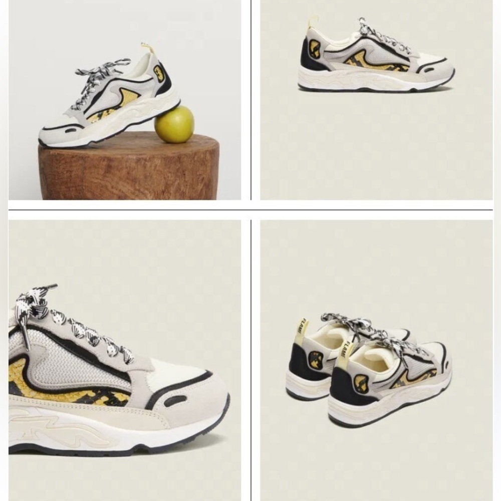 $425 SANDRO New flame sneakers sz 41 - Picture 2 of 7